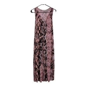 Plume and Thread Batik Style Maxi Dress Size Small Made in USA